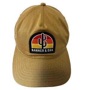 Banner & Oak Snapback Swithback Embroidered Patch Cap Hat